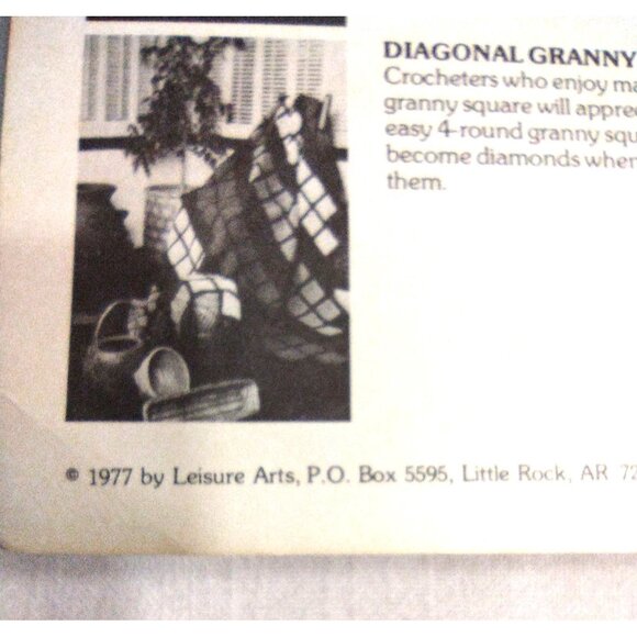 Needlework Crochet Magazines 1940s -70s Afghans Doilies Potholders Vintage Craft - Picture 13 of 16